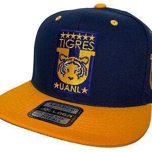 Tigres soccer hat navy gold SnapBack adjustable
